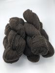 Merino alpaca blend  3-ply worsted yarn - dark chocolate