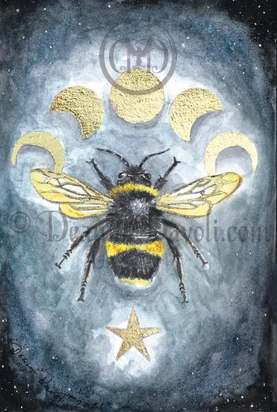 Moon Phase Honey Bee picture