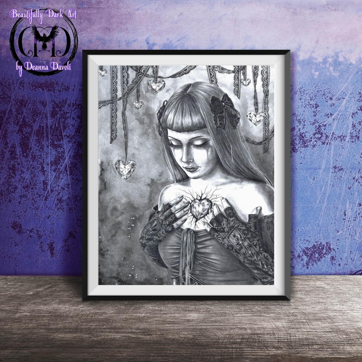 Diamond April Birthstone Broken Doll picture