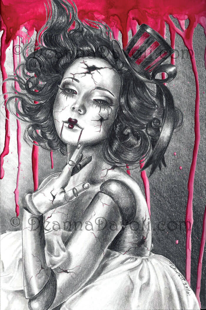 Garnet - Dripping Paint picture