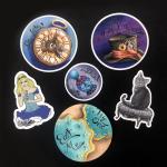 Alice in Wonderland Sticker Set