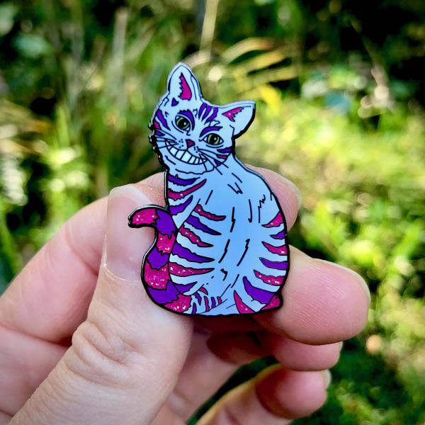 Cheshire Cat - Enamel Pin picture