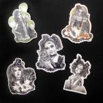 Birthstone Broken Doll Sticker Set