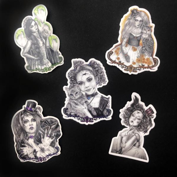 Birthstone Broken Doll Sticker Set picture