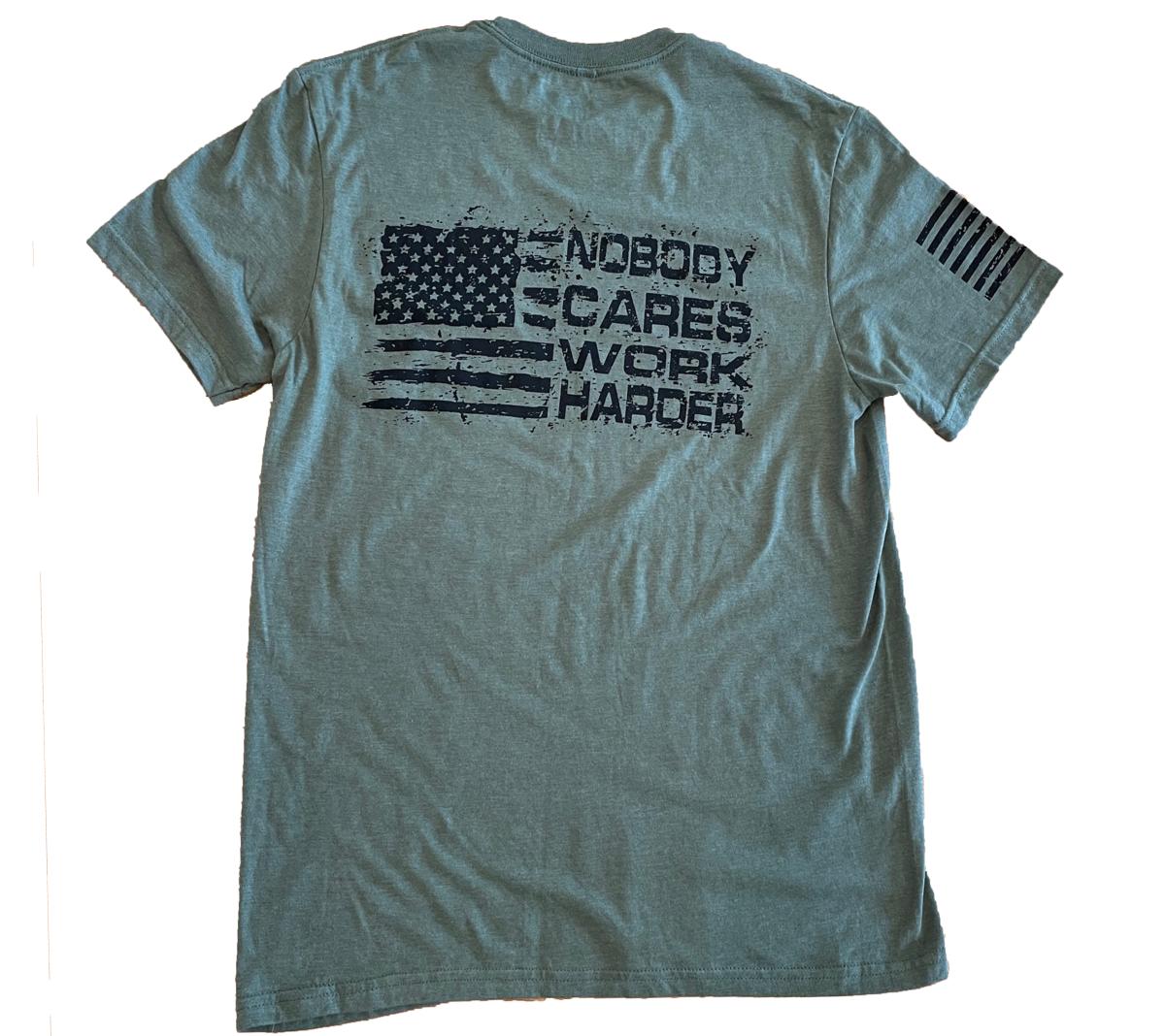 Nobody Cares Work Harder T-shirt picture