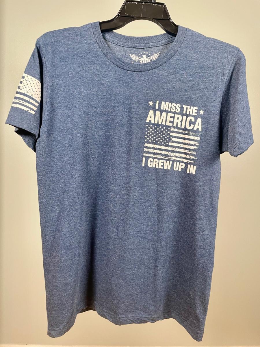 I Miss The America I Grew Up In Navy T-Shirt picture