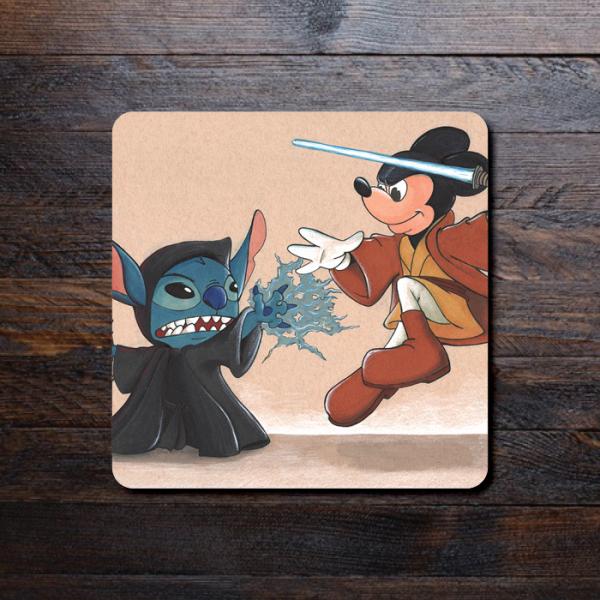 Mickey and Stitch Star Wars Coaster
