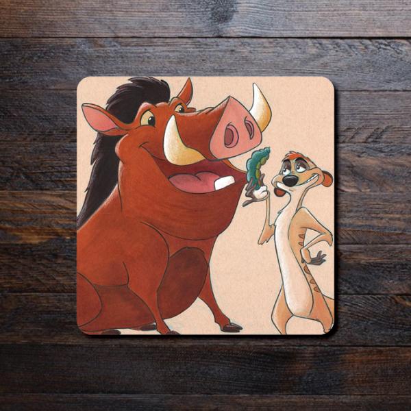 Timon and Pumbaa Coaster picture