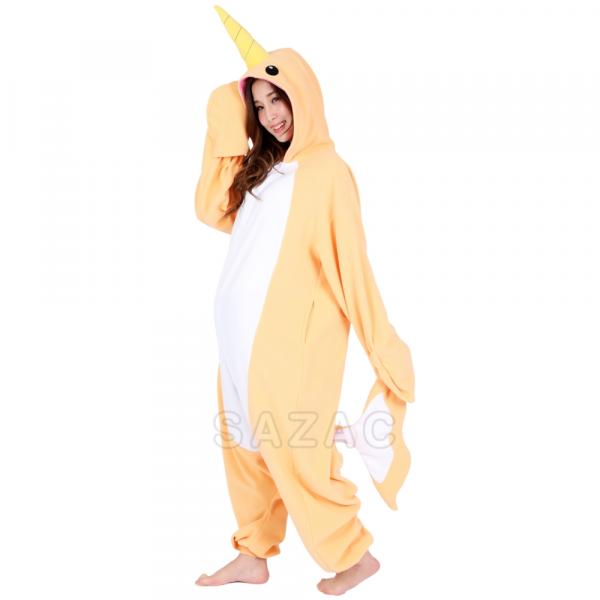 Kigurumi Adult Size - Narwhal Orange picture