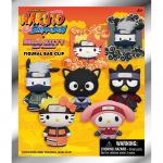 Hello Kitty mix Naruto Foam Figural Key Chain Mystery Pack