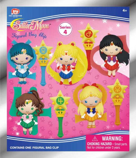 Sailor Moon Series 4 3D Figural Keyring Mystery Pack