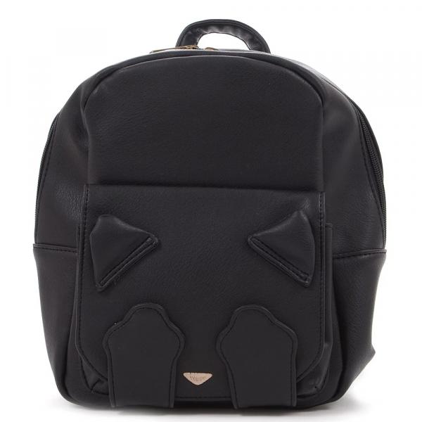 Pooh-Chan Peek-a-Boo Mini Backpack - Black