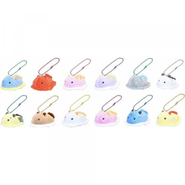 Umi-Ushi Sea Slug Sea Bunny Mascot Keychain