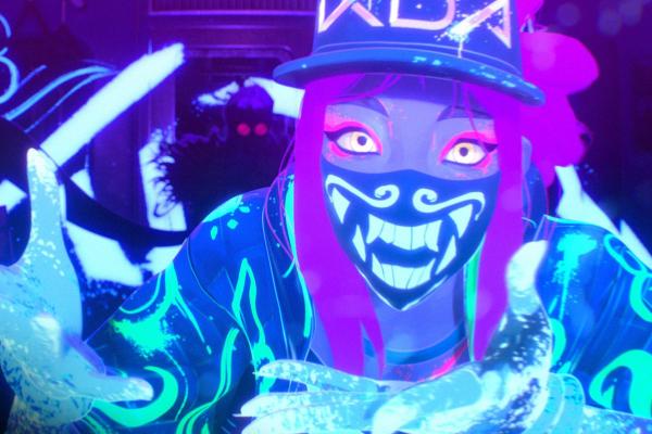 Mask (LOL K/DA Akali Neon Look) Anime Expression picture