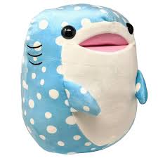 Tachippa Whale Shark Plush Light Blue 5" picture