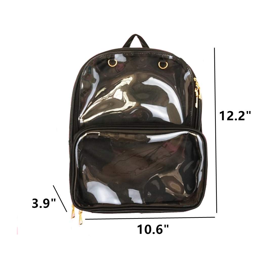 Ita Bag with Plushie Pocket /  Clear Backpack picture