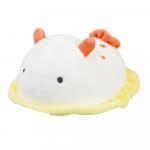 Umi-Ushi San Sea Bunny Sea Slug Plush White Orange Yellow