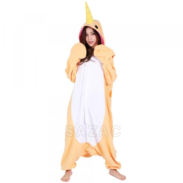 Kigurumi Adult Size - Narwhal Orange picture