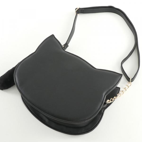 Pooh-Chan Die Cut Shoulder Bag in Black picture