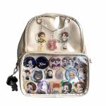 Ita Bag with Plushie Pocket /  Clear Backpack