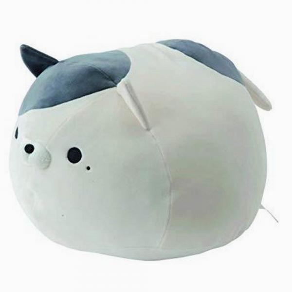 Sonoda-Kun Mochi Neko Plush Cushion Grey Izu picture