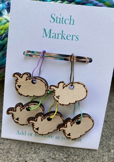 Stitch Markers, Knitting Marker, Stitch Marker for Knitting, Rabbit stitch markers picture