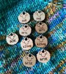 Stitch Marker Counters, Sweater Knitting Marker, Stitch Marker for Knitting, Sheep stitch markers, sweater knitting
