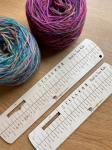 Sock Knitting Measure, Knitting Ruler, Hat Ruler, Head to Toe Knitting Ruler, Fiber Ruler, Sock Knitting Tool, Knitting Tool