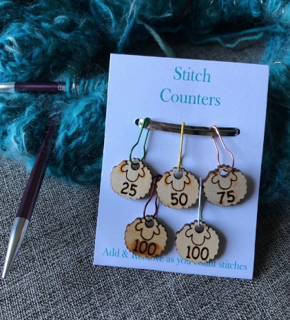 Stitch Marker Counters, Knitting Marker, Stitch Marker for Knitting, Sheep stitch markers