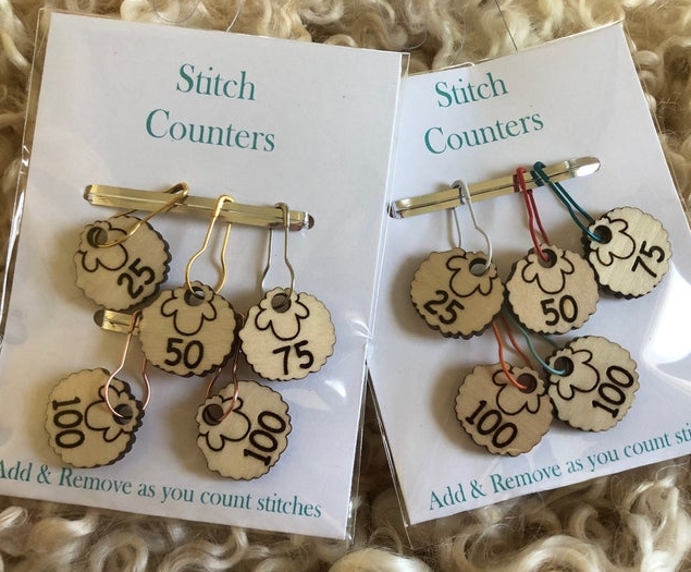 Stitch Marker Counters, Knitting Marker, Stitch Marker for Knitting, Sheep stitch markers picture