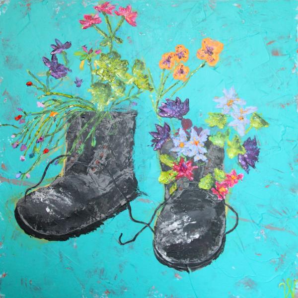 Boots in Bloom