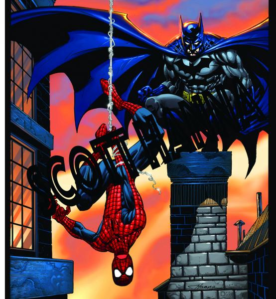 Batman Spider-Man Art Print sm AS3