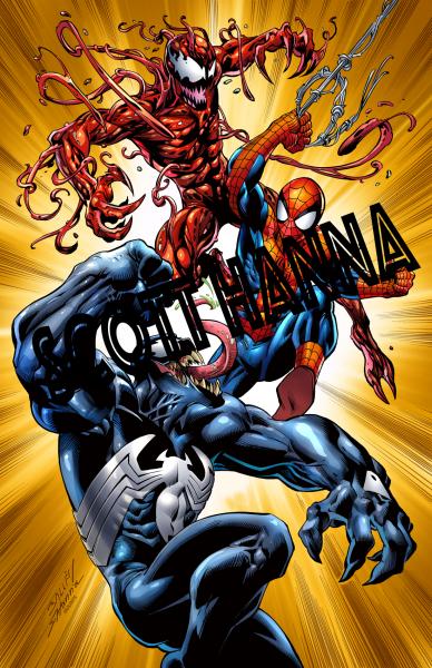 Spidey Venom Carnage Art Print Sm AS13