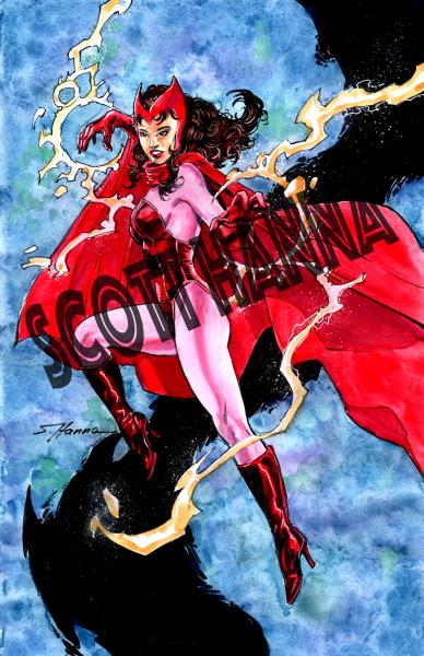 Scarlet Witch Art Print Sm AS9