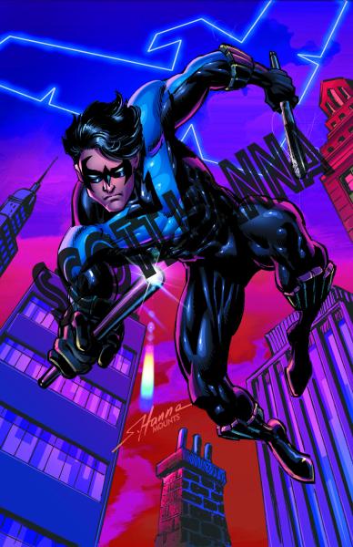 Nightwing Art Print large AL6