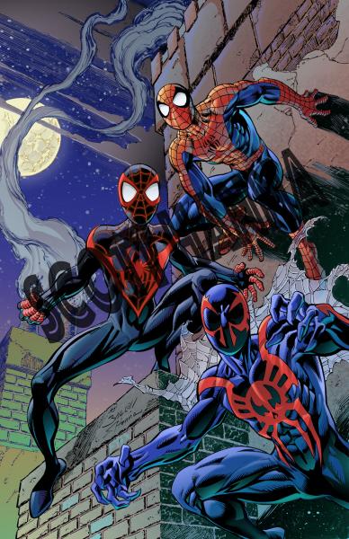 3 Spider-Men Art Print large AL14
