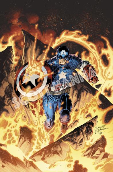 Captain America Art Print Lg AL18