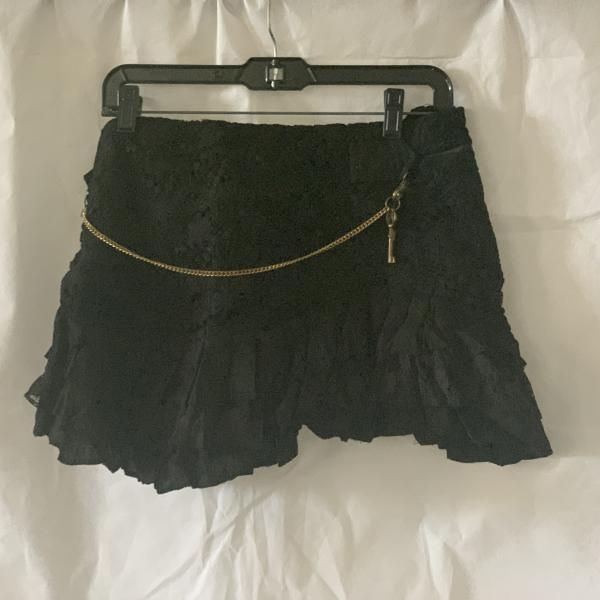 Steam Punk Skirt Short Black picture