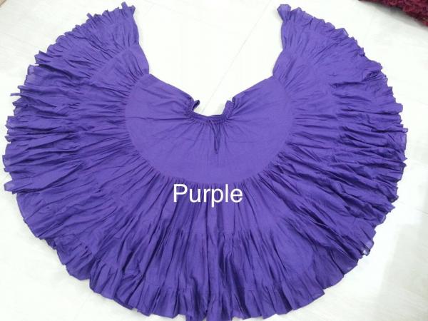 32 Yard Pure Cotton Skirt Purple picture