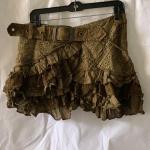 Steam Punk Skirt Short Black