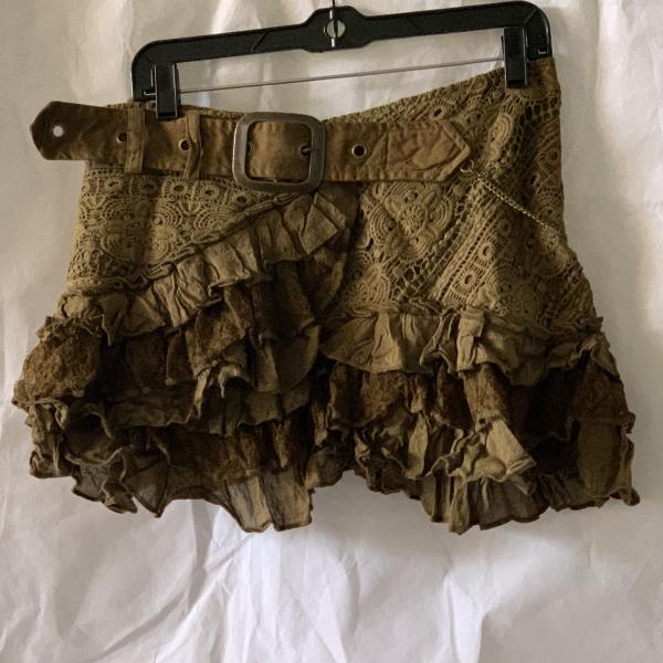 Steam Punk Skirt Short Black picture