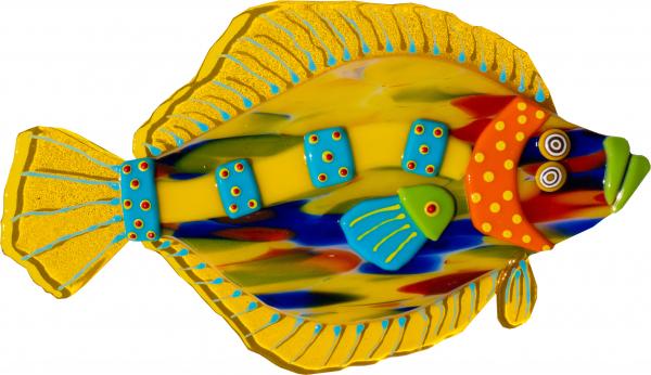 Flounder Fish&nbsp;- Yellow/Blue&nbsp;- Limited Edition