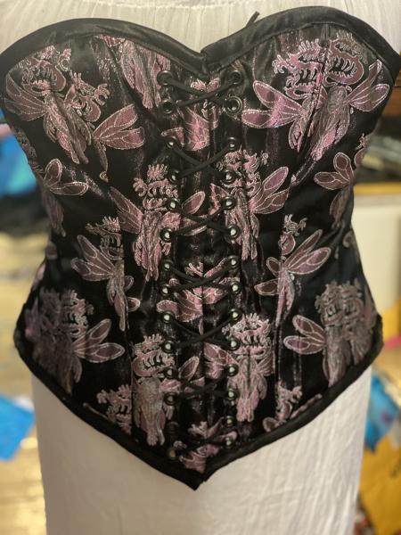 Henrietta OB - 23" Waist - Dragonfly Faerie - Pink/Silver/Black picture