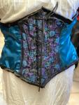 Waist Cincher - 22" Waist - 2-Color Rose - Teal/Purple/Black