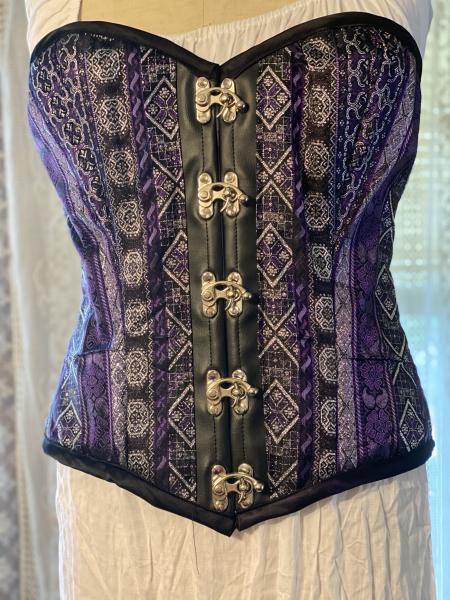 Henrietta OB/HW - 35" Waist - Celtic Stripes - Purple/Silver/Black