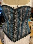 Henrietta OB - 30" Waist - Celtic Stripes - Teal/Silver/Black