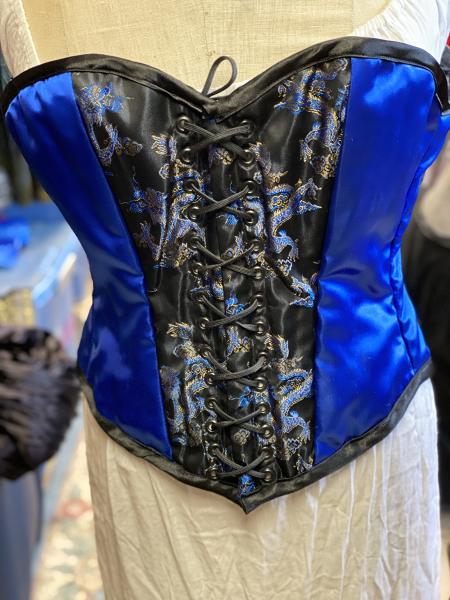 Viola - 24" Waist - 2-Color Dragon - Blue/Gold/Black picture