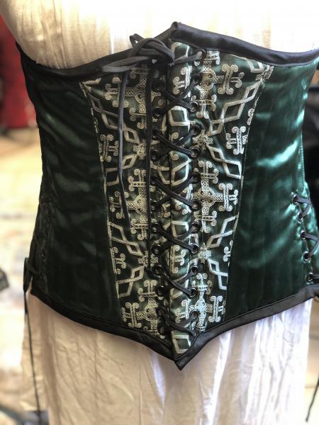 Dianna UB - 30" Waist - Celtic Cross - Hunter Green/Pearl