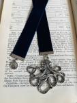 The Kraken Bookmark- Silver