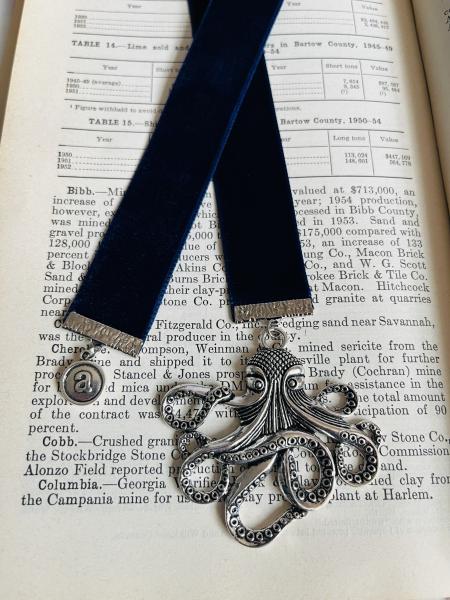 The Kraken Bookmark- Silver picture